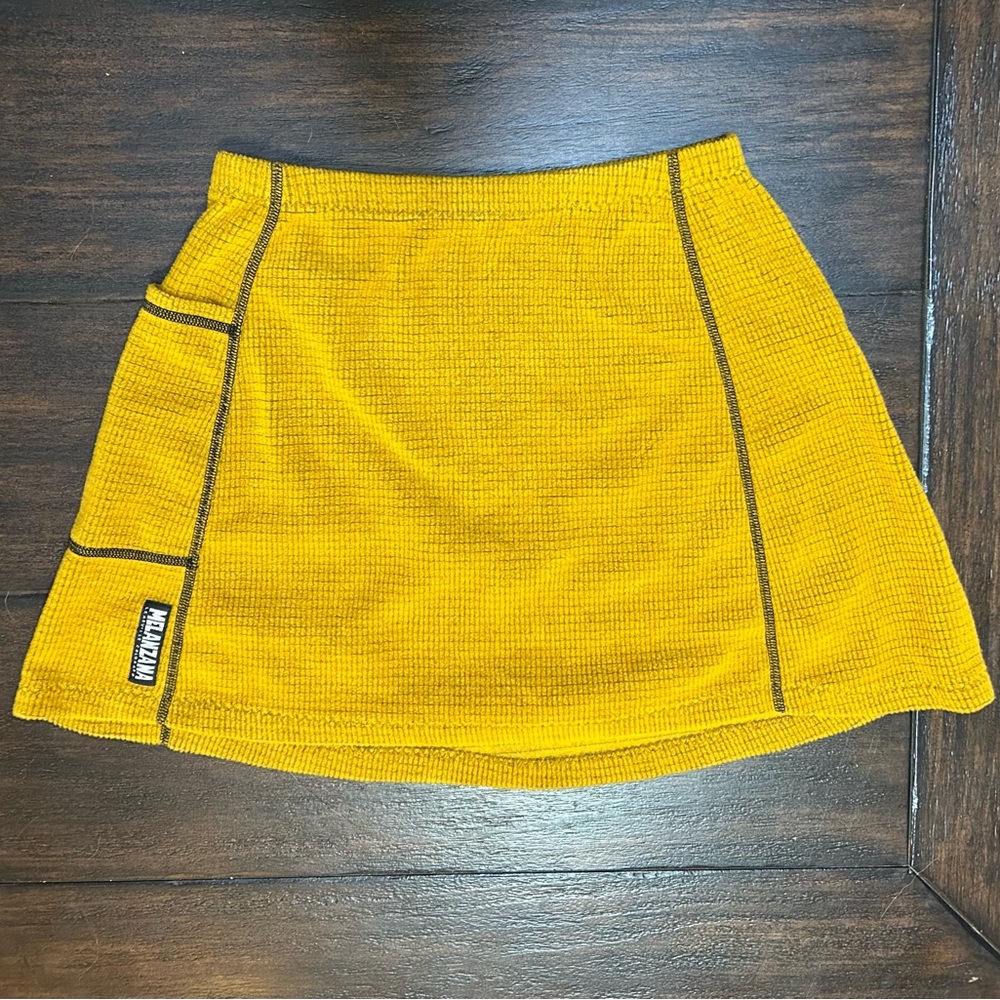 Melanzana Mustard Mini Skirt